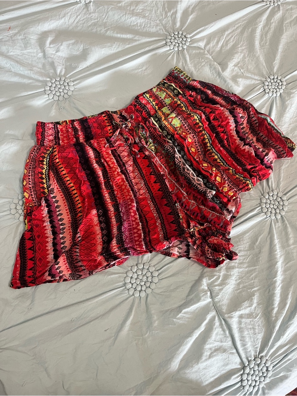 Red and Black Tribal Pattern 2016 Shorts